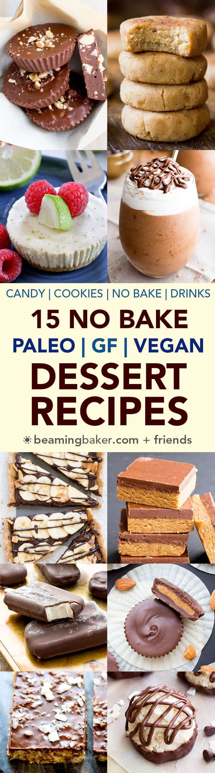 Vegan Gluten Free Desserts
 15 No Bake Paleo Vegan Desserts Gluten Free Dairy Free