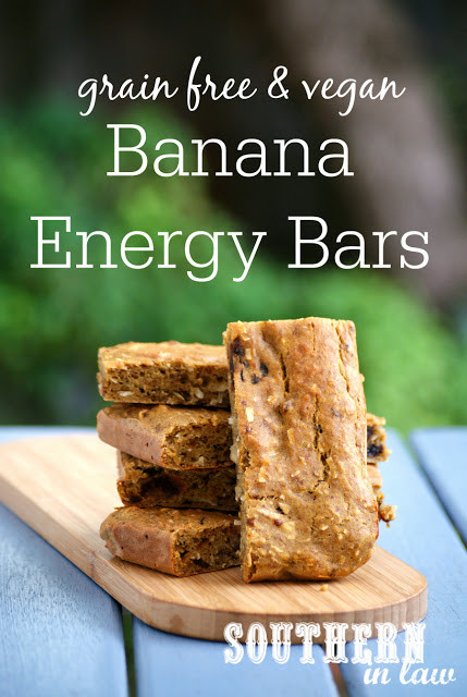 Vegan Grain Free Recipes
 Southern In Law Recipe Banana Energy Bars Vegan & Grain