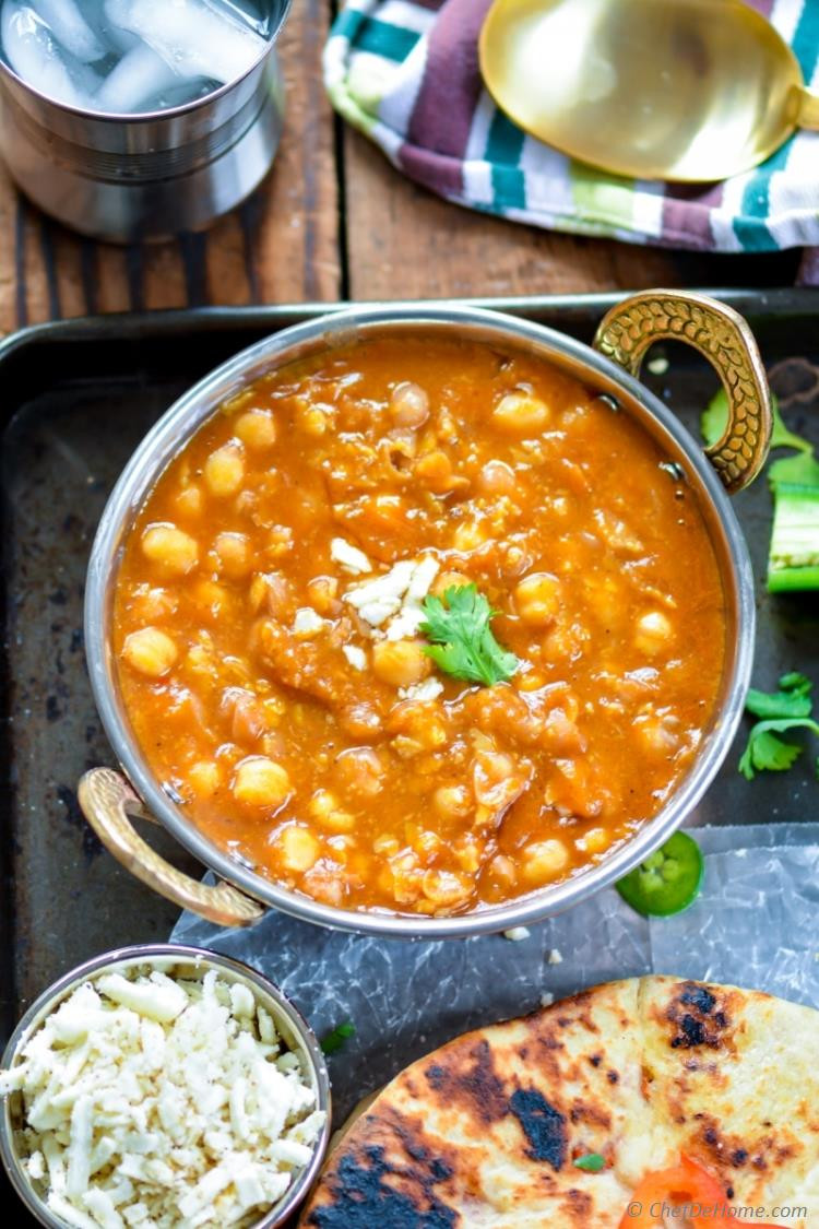 Vegan Indian Recipes Curry
 Vegan Chickpea Curry in Pressure Cooker Recipe