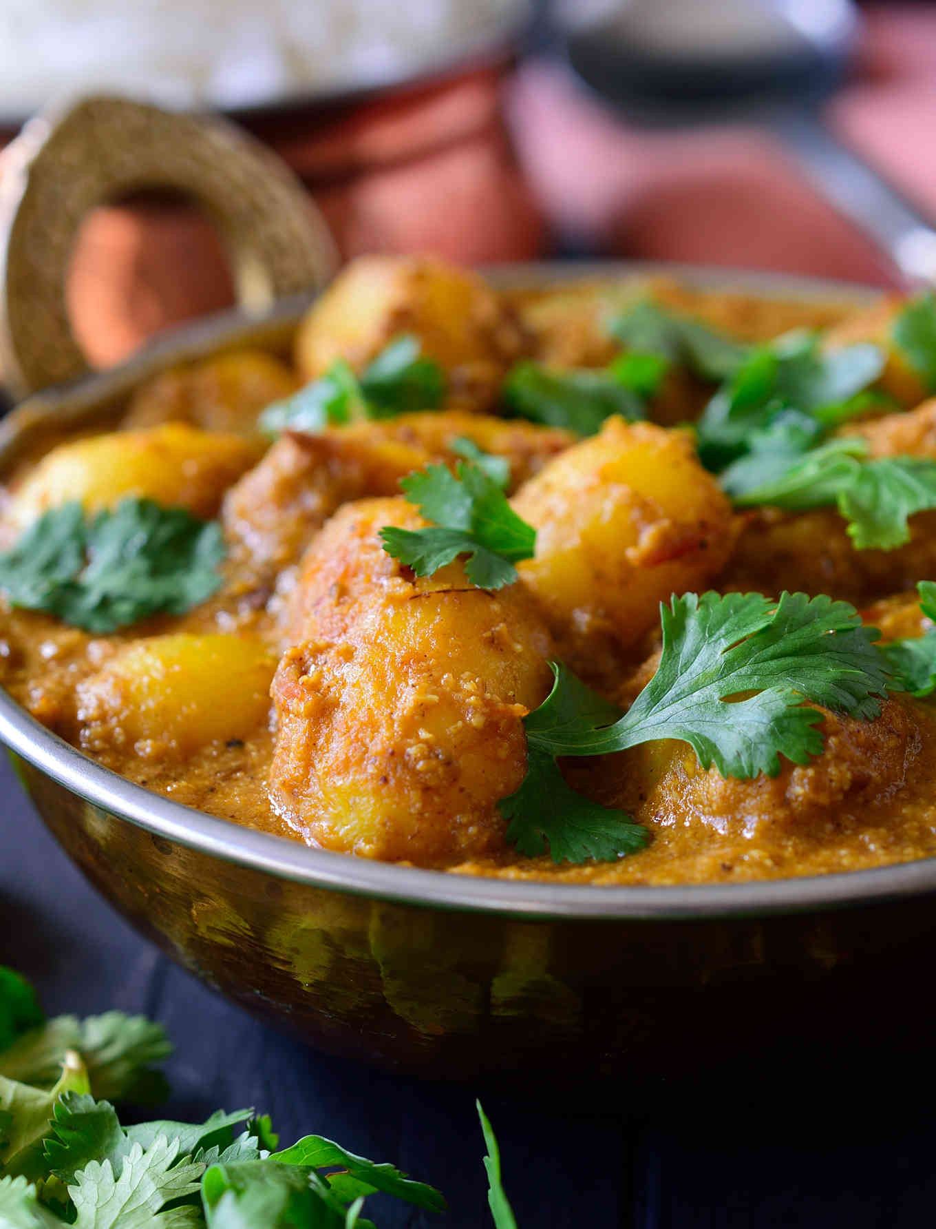 Vegan Indian Recipes Curry
 Spicy Vegan Potato Curry Dum Aloo