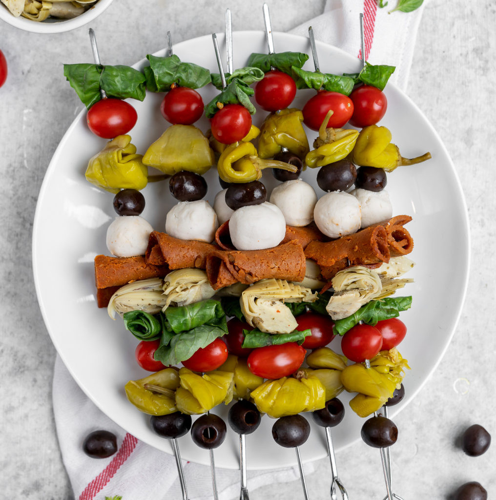 Vegan Italian Appetizers
 Easy Vegan Antipasto Skewers 7 Ingre nts