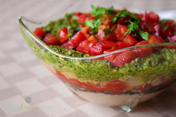 Vegan Italian Appetizers
 Entertain with this luscious Italian Layer Dip with pesto