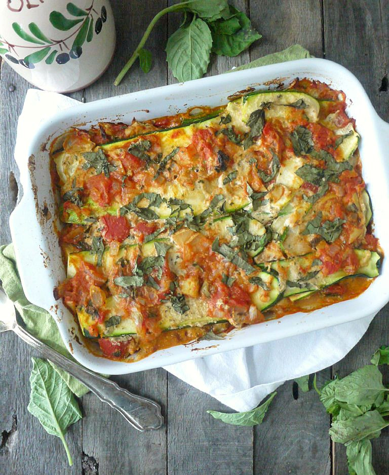 Vegan Lasagna With Zucchini
 Paleo and Vegan Zucchini Lasagna with Basil Cashew