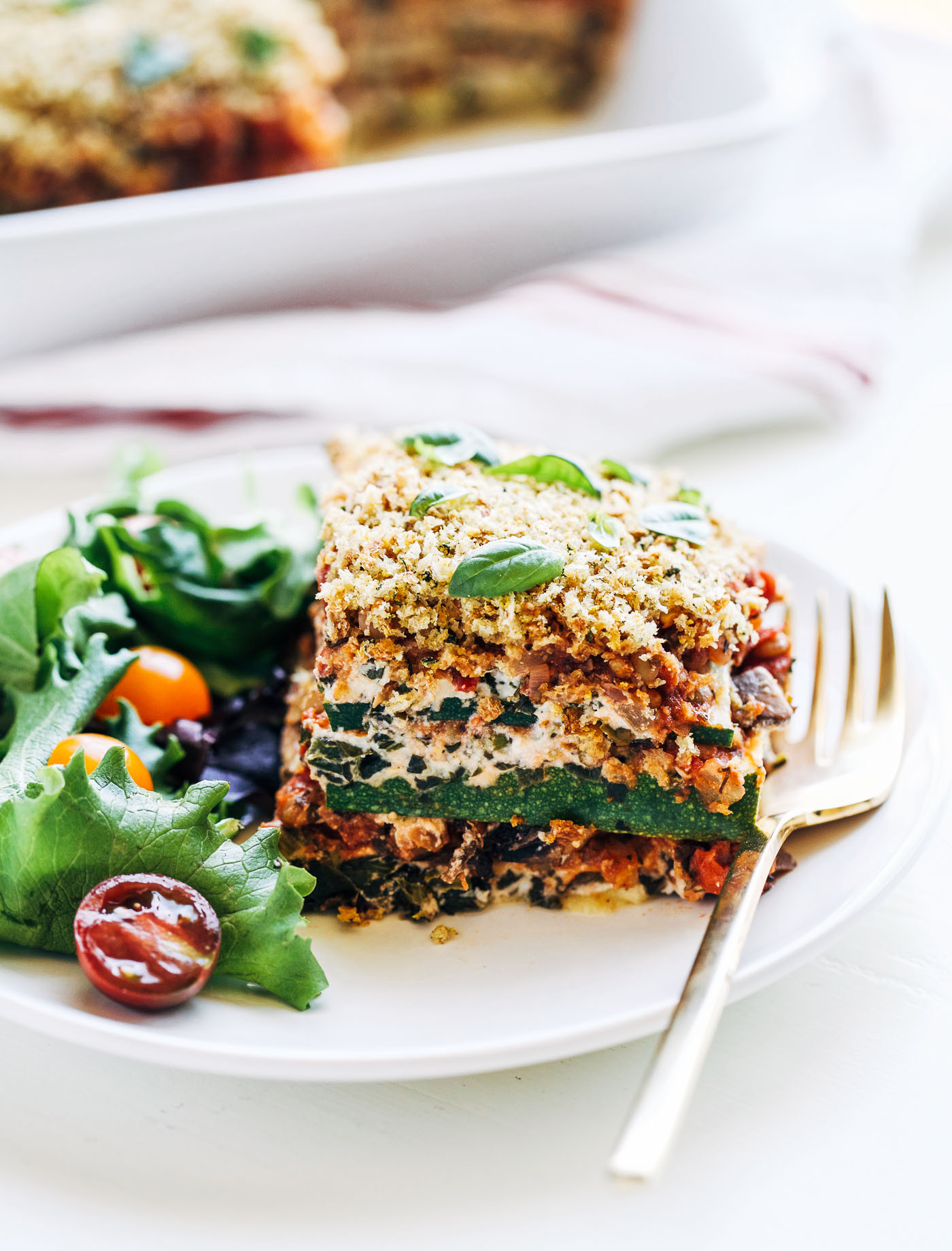 Vegan Lasagna With Zucchini
 Vegan Cashew Ricotta Zucchini Lasagna Making Thyme for