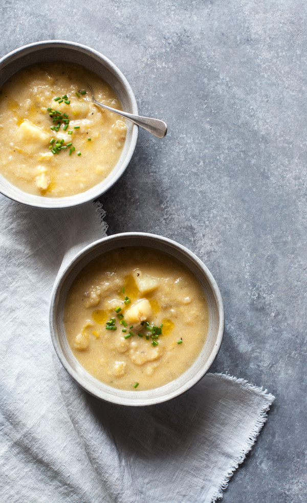 Vegan Leek Recipes
 Creamy Vegan Potato Leek Soup