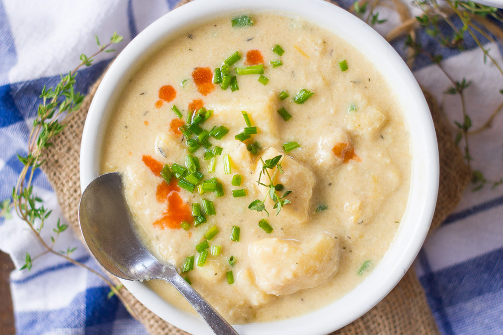 Vegan Leek Recipes
 Cheesy Vegan Potato Leek Soup – Oh My Veggies