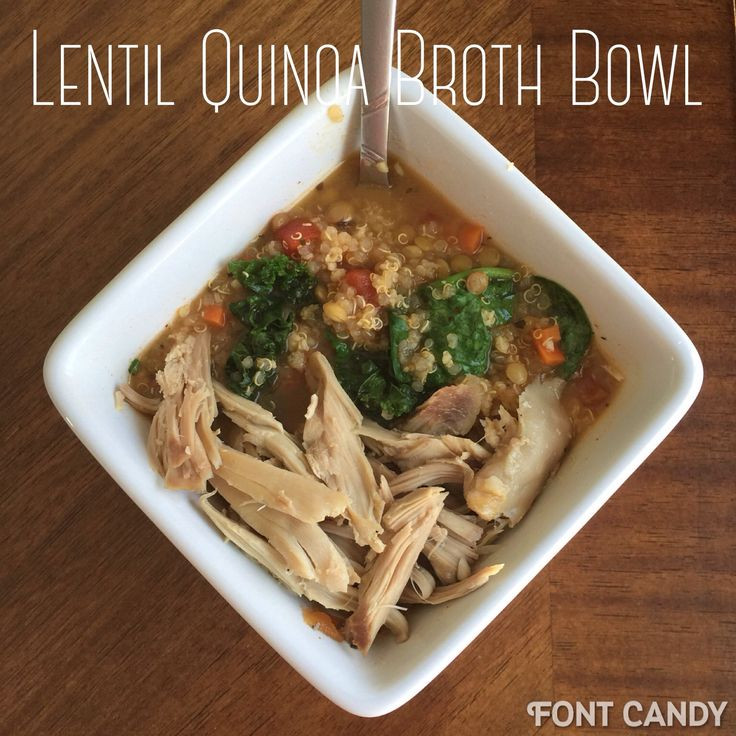 Vegan Lentil Quinoa Broth Bowl
 Copycat Panera recipe for the Lentil Quinoa Broth Bowl