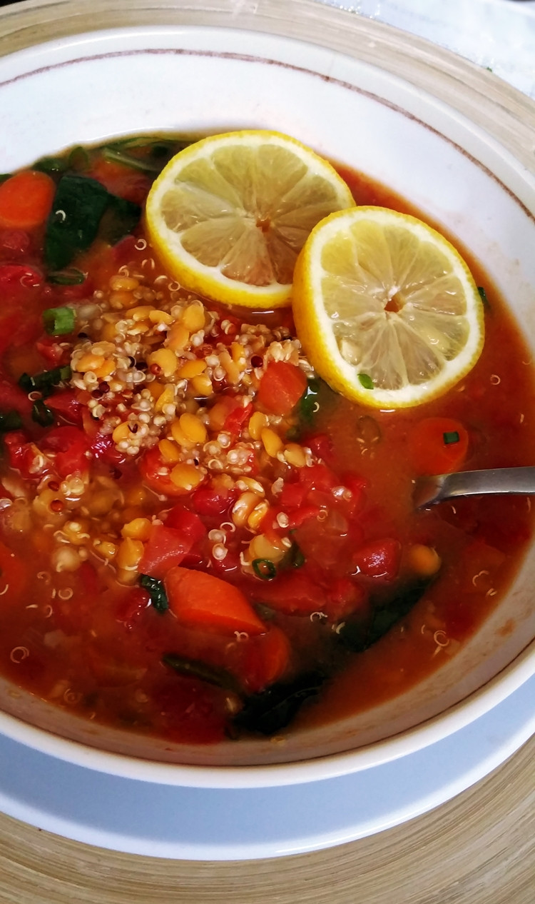 Vegan Lentil Quinoa Broth Bowl
 Quinoa Lentil Broth Bowl Dora s Daily Dish