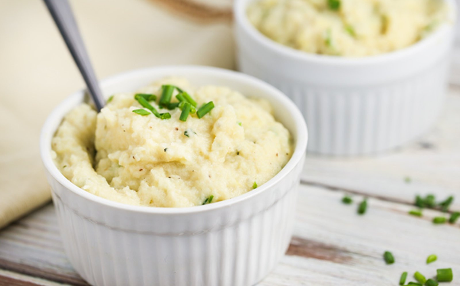 Vegan Mashed Cauliflower
 Mashed Cauliflower [Vegan Gluten Free] e Green