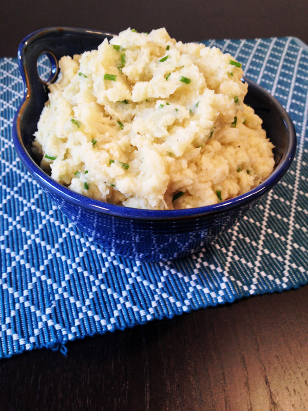 Vegan Mashed Cauliflower
 Vegan Mashed Cauliflower with Roasted Garlic – Vegangela