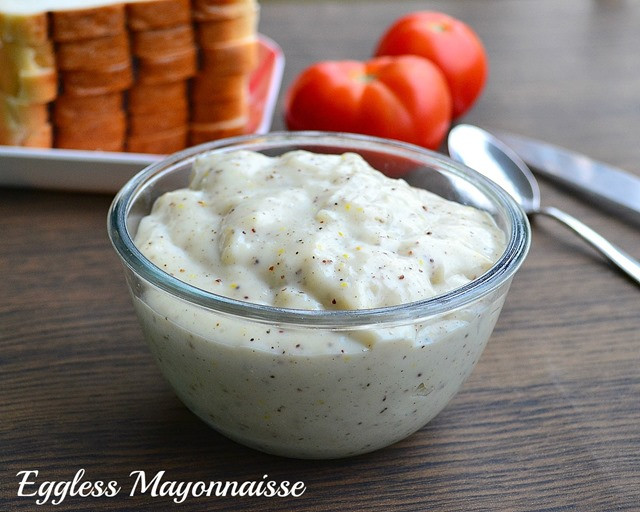 Vegan Mayonnaise Recipes
 Eggless Mayonnaise Recipe