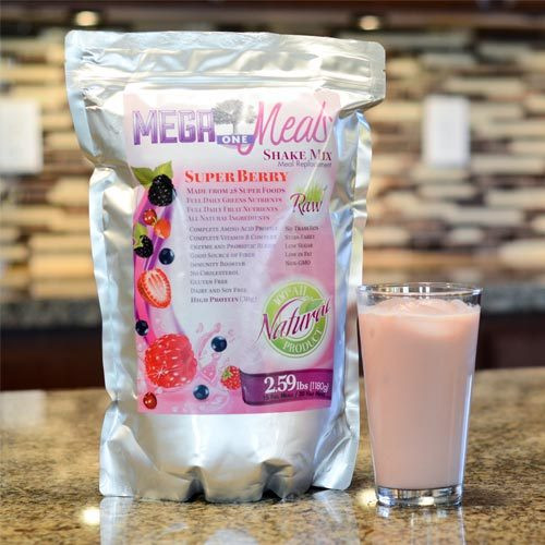 Vegan Meal Replacement Smoothies
 Mega e SuperBerry Meal Replacement Shake