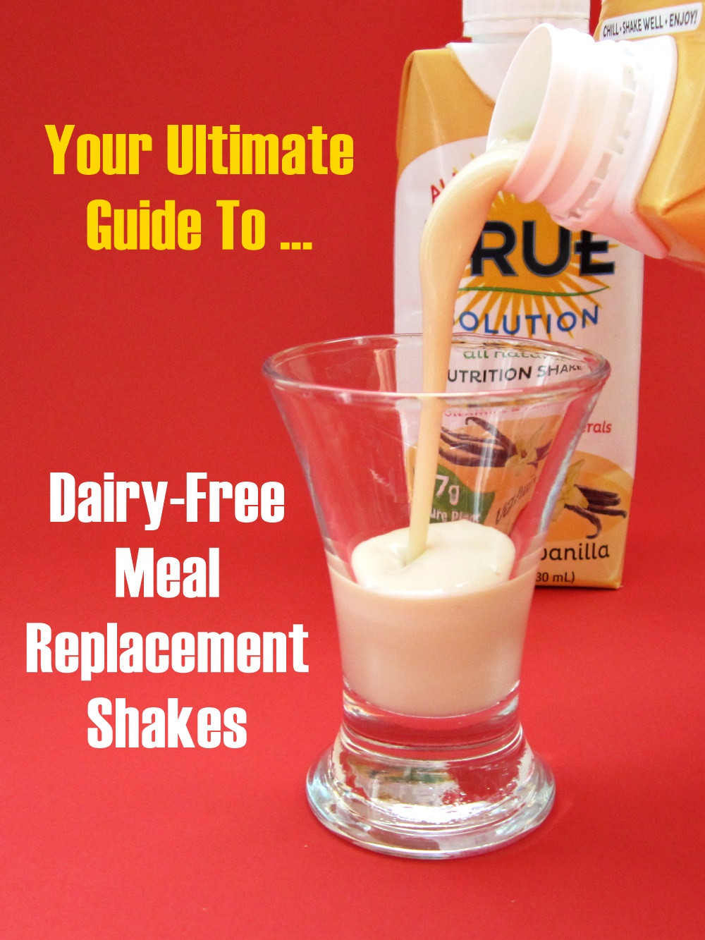 Vegan Meal Replacement Smoothies
 Dairy Free Meal Replacement Shakes and Nutrition Drinks