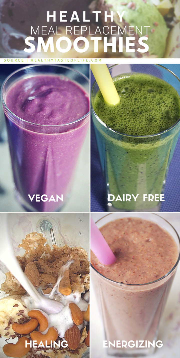 Vegan Meal Replacement Smoothies
 Healthy Meal Replacement Smoothies