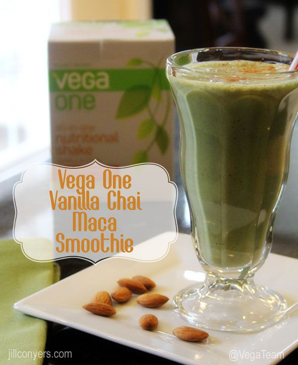 Vegan Meal Replacement Smoothies
 Vega e Vanilla Chai Maca Smoothie jillconyers