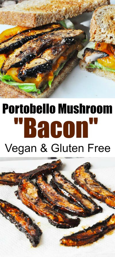 Vegan Mushroom Bacon
 Portobello Mushroom Bacon Vegan Bacon Veganosity