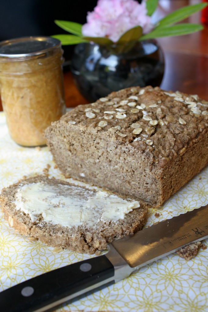 Vegan Oat Bread
 Sweet Brown Oatmeal Bread – Gluten Free & Vegan
