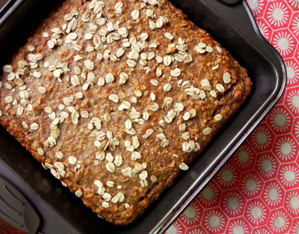 Vegan Oat Bread
 Vegan Banana Oat Bread