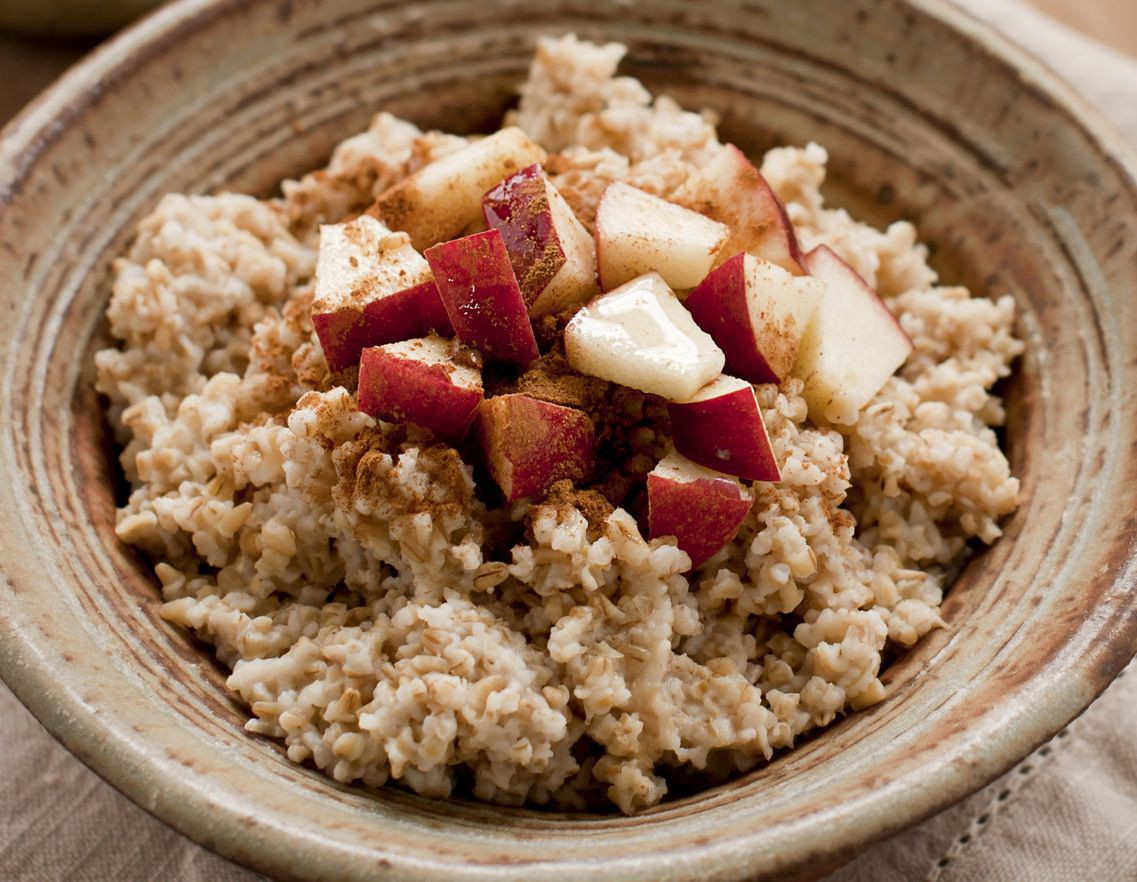 Vegan Oatmeal Recipes
 Raw Vegan Oatmeal Breakfast Recipe with Cinnamon and Apples