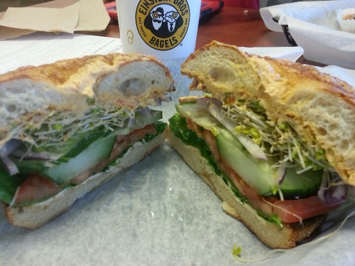 Vegan Options At Einstein Bagels
 make ve arian bagel sandwich