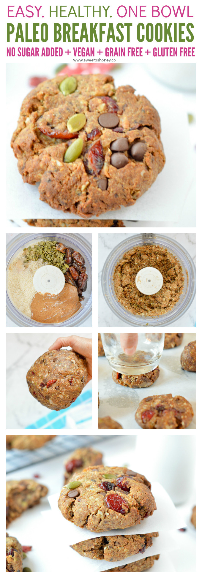 Vegan Paleo Breakfast Recipes
 Paleo Breakfast Cookies Vegan Gluten Free Sweetashoney