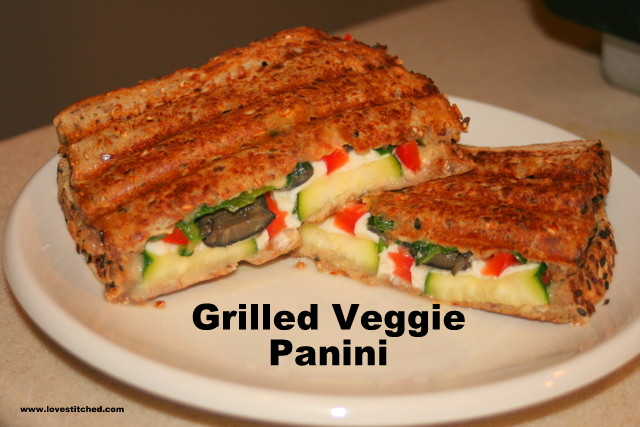 Vegan Panini Sandwiches
 Grilled Veggie Panini Recipe Love Stitched