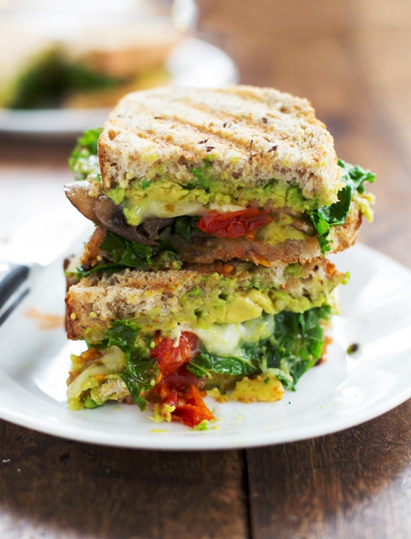 Vegan Panini Sandwiches
 Avocado Veggie Panini Recipe Pinch of Yum