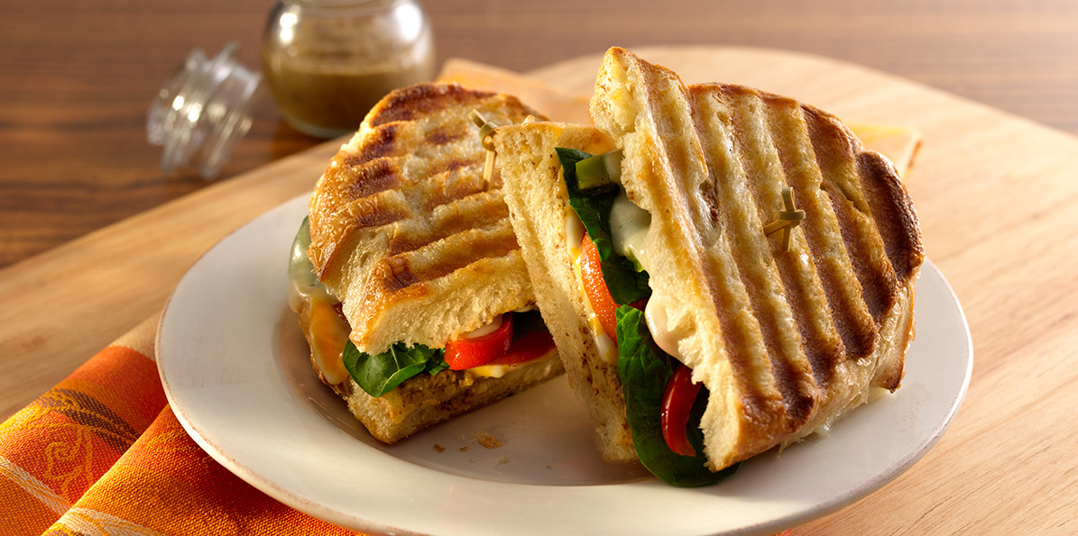 Vegan Panini Sandwiches
 Ve arian Grilled Panini Recipe