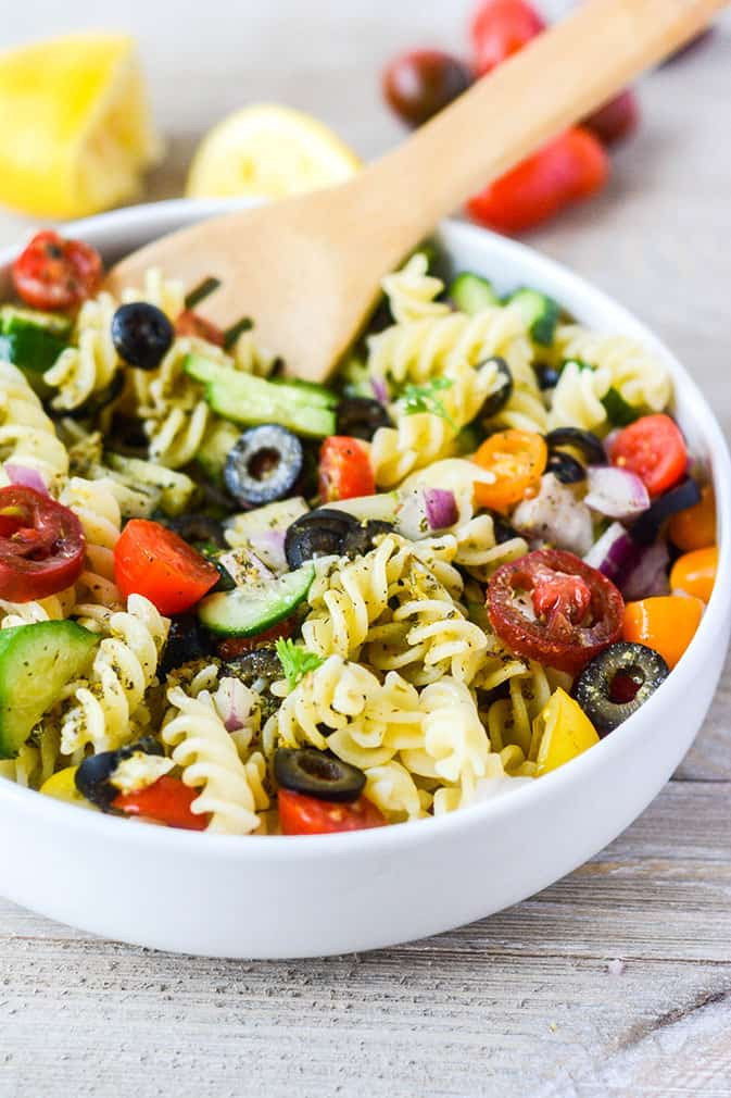 Vegan Pasta Salad Recipes
 Vegan Italian Pasta Salad Healthier Steps