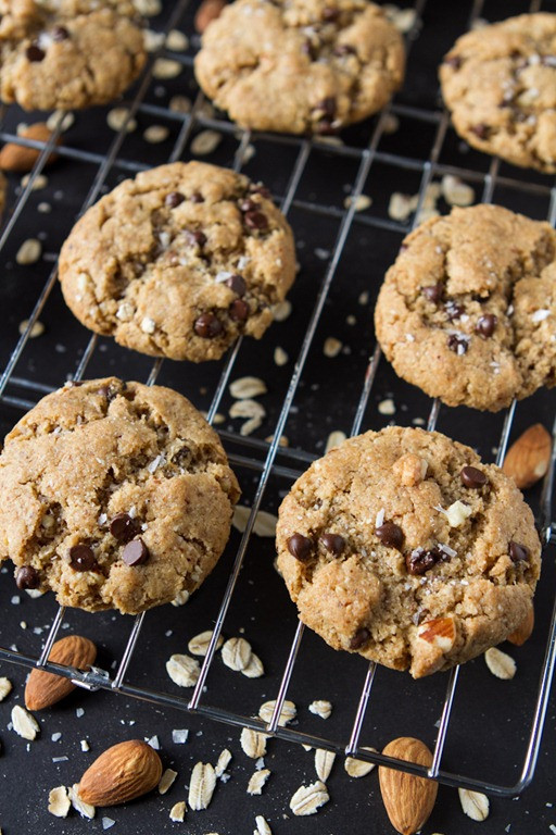 Vegan Peanut Butter Cookies Oh She Glows
 Crispy Peanut Butter Chocolate Chip Cookies Vegan