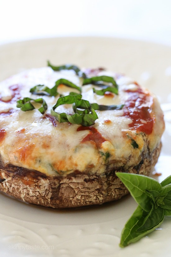 Vegan Portobello Recipes
 Veggie Lasagna Stuffed Portobello Mushrooms