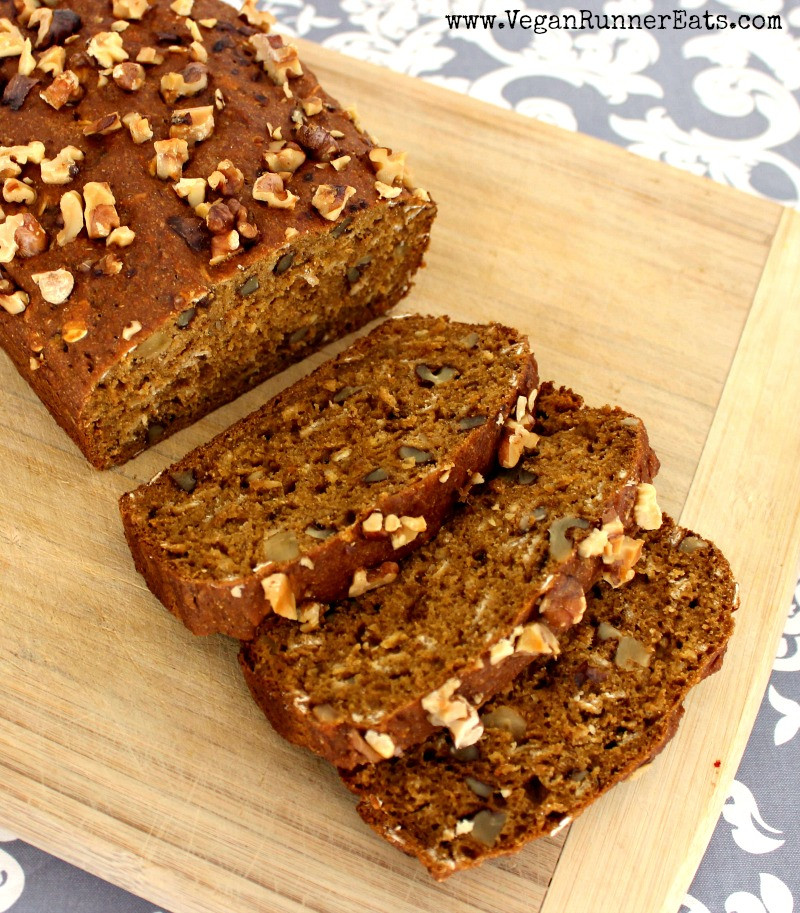 Vegan Pumpkin Bread Recipes
 Homemade Vegan Pumpkin Walnut Bread Recipe