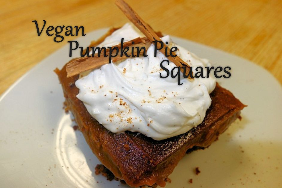 Vegan Pumpkin Pie Bars
 Vegan Pumpkin Pie Squares Recipe Simply At Home Mom