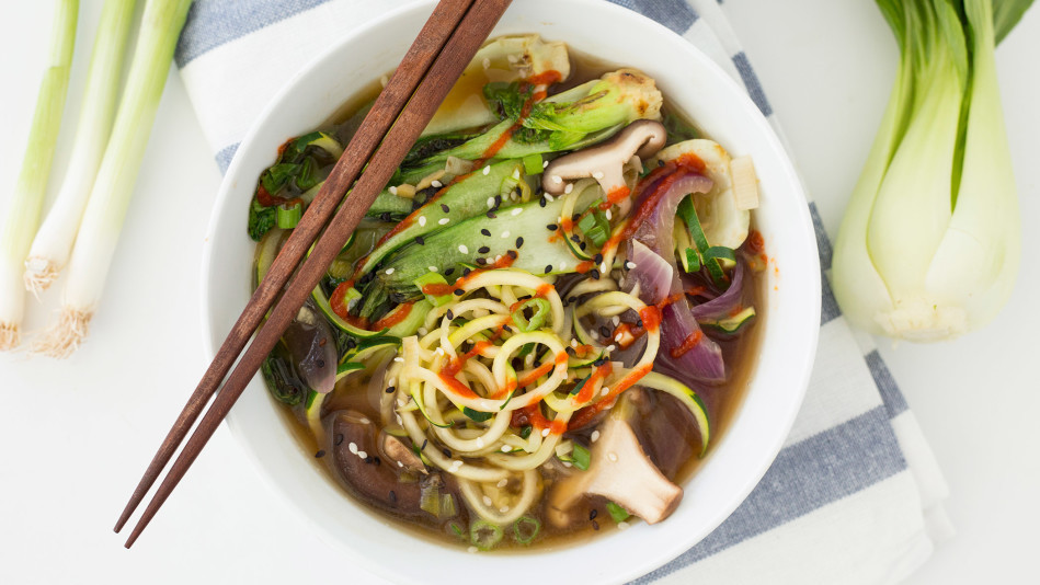 Vegan Ramen Noodle Recipes
 Spiralized Vegan Ramen Soup with Zucchini Noodles Recipe