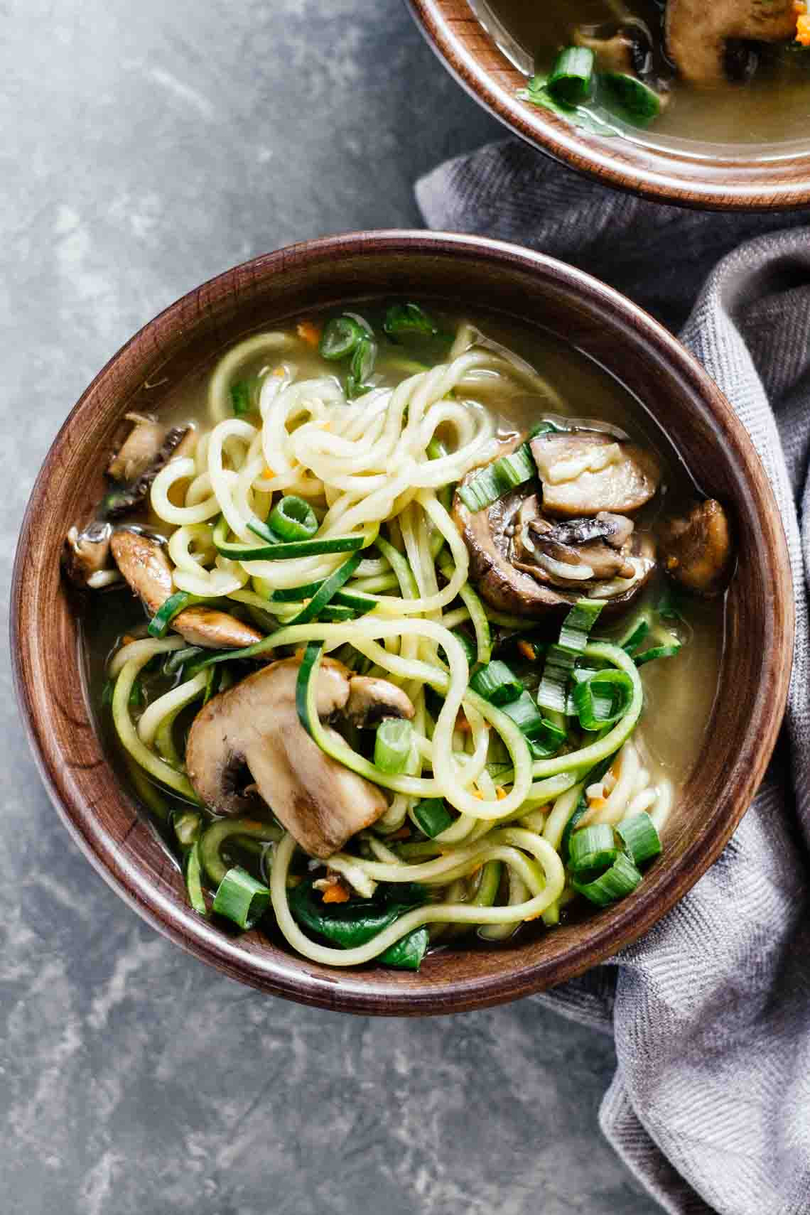 Vegan Ramen Noodle Recipes
 Vegan Ramen Soup w Zucchini Noodles Jar Lemons