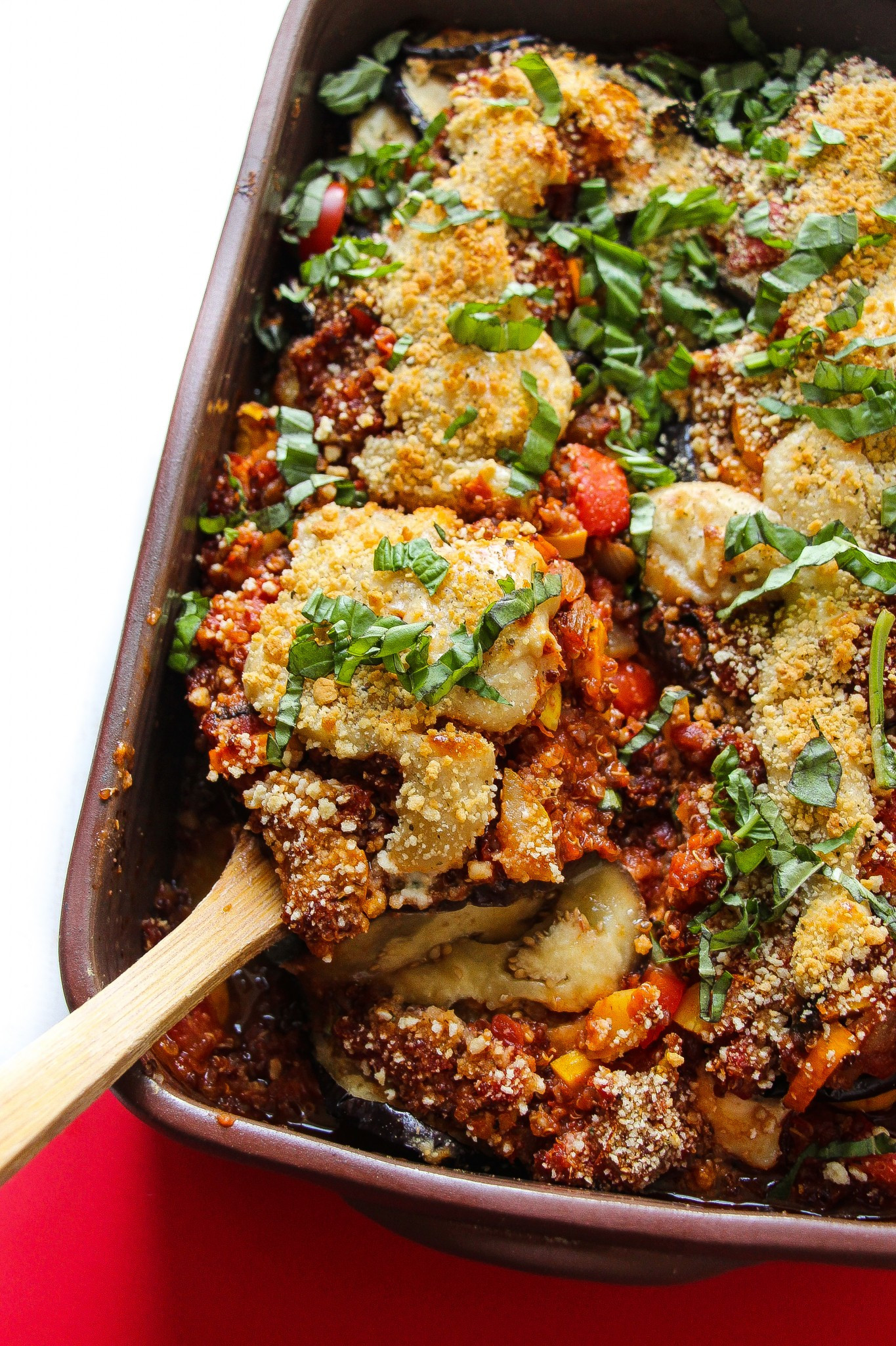 Vegan Recipes Casserole
 Vegan Eggplant Parmesan Bake Layers of Happiness