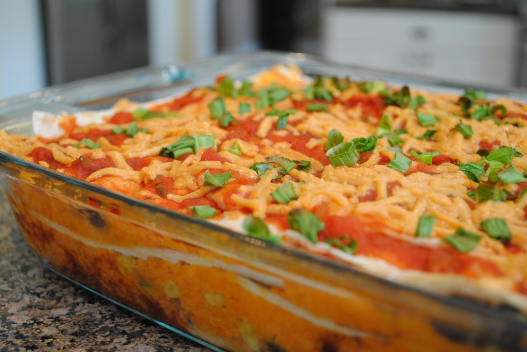 Vegan Recipes Casserole
 Layered Sweet Potato Enchilada Casserole