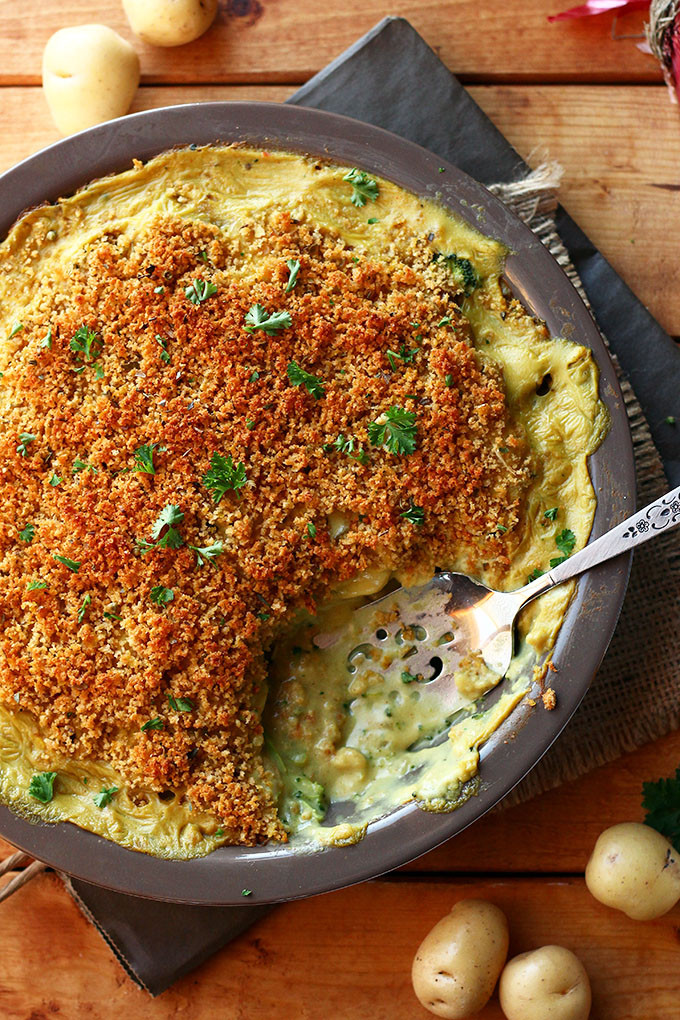 Vegan Recipes Casserole
 Cheesy Vegan Potato & Broccoli Casserole I LOVE VEGAN