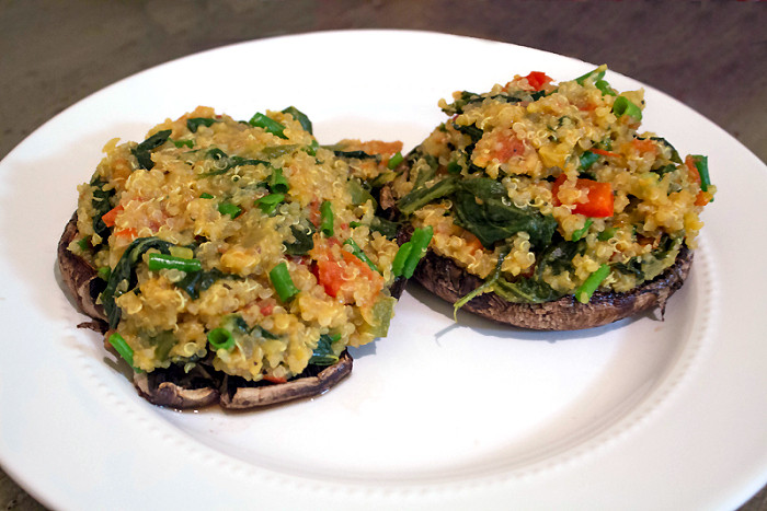Vegan Recipes Portobello Mushrooms
 Healthy Dinner Vegan Quinoa Stuffed Portobello Mushrooms