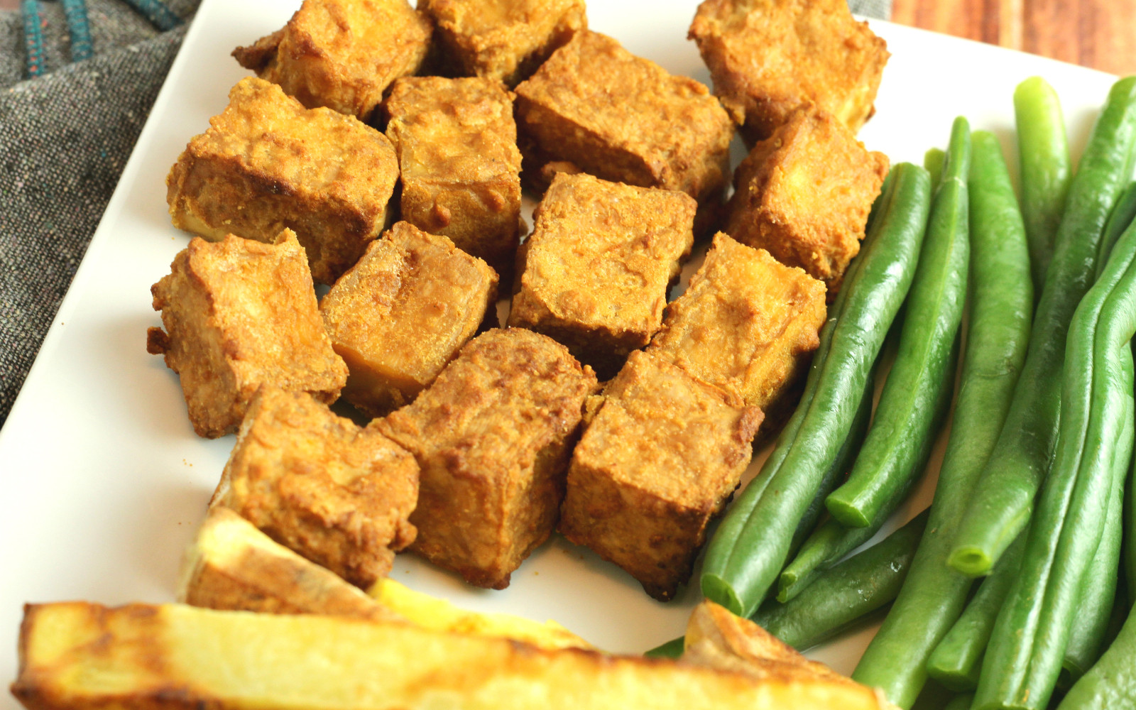 Vegan Recipes With Tofu
 Crispy Air Fryer Tofu [Vegan Gluten Free]