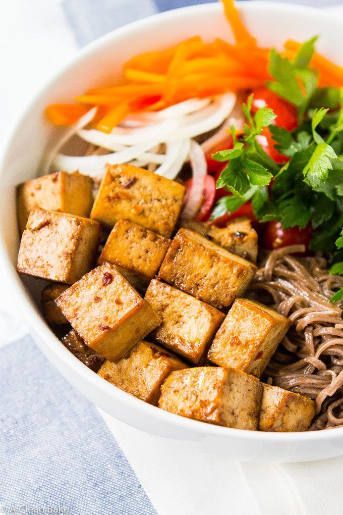 Vegan Recipes With Tofu
 Baked Tofu 5 Ingre nts Needed Weeknight Tofu