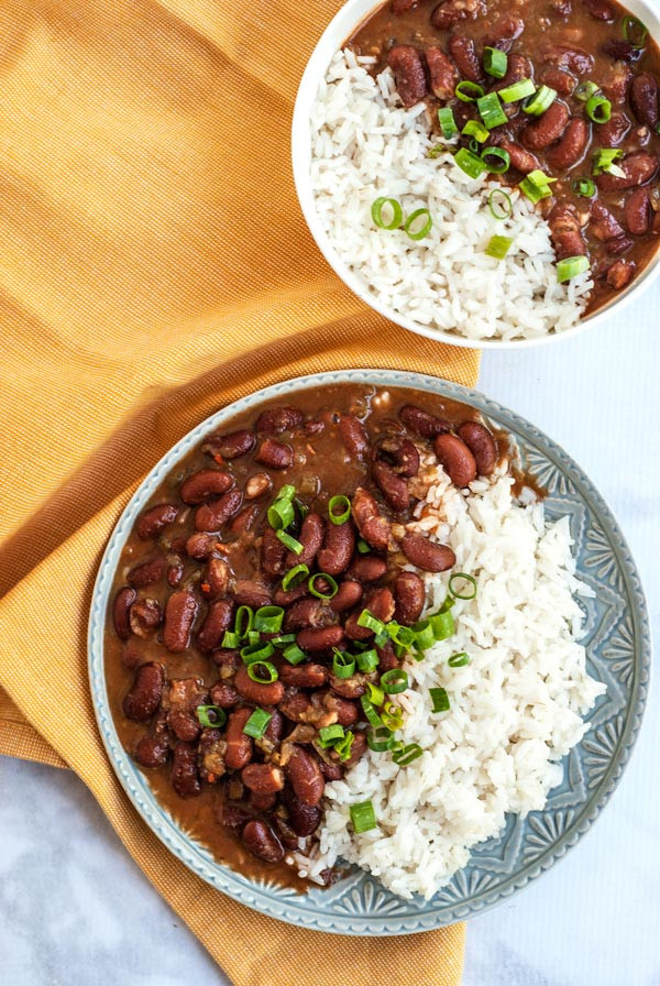 Vegan Rice And Beans
 Ve arian Red Beans and Rice The Pretend Baker