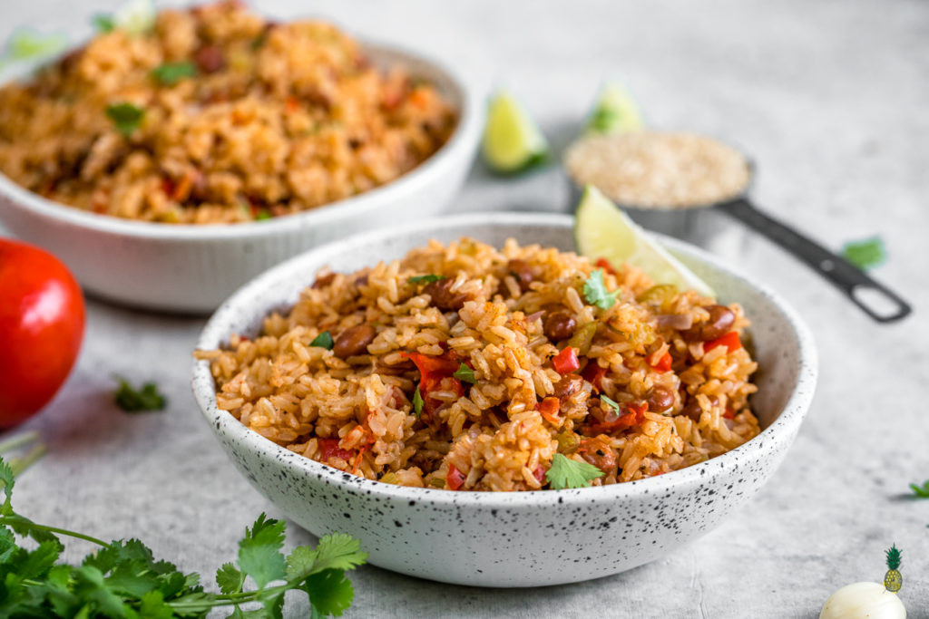 Vegan Rice And Beans
 Vegan Spanish Rice and Beans