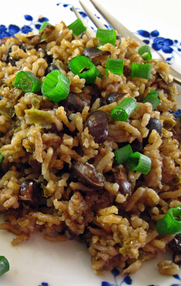 Vegan Rice And Beans
 Cuban Style Black Beans and Rice