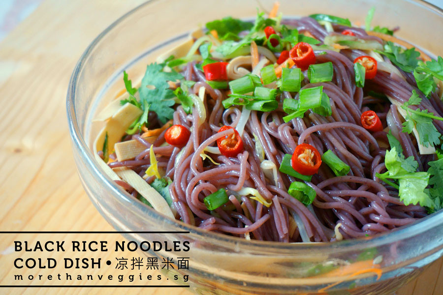 Vegan Rice Noodle Recipes
 Cold Black Rice Noodles morethanveggies Vegan