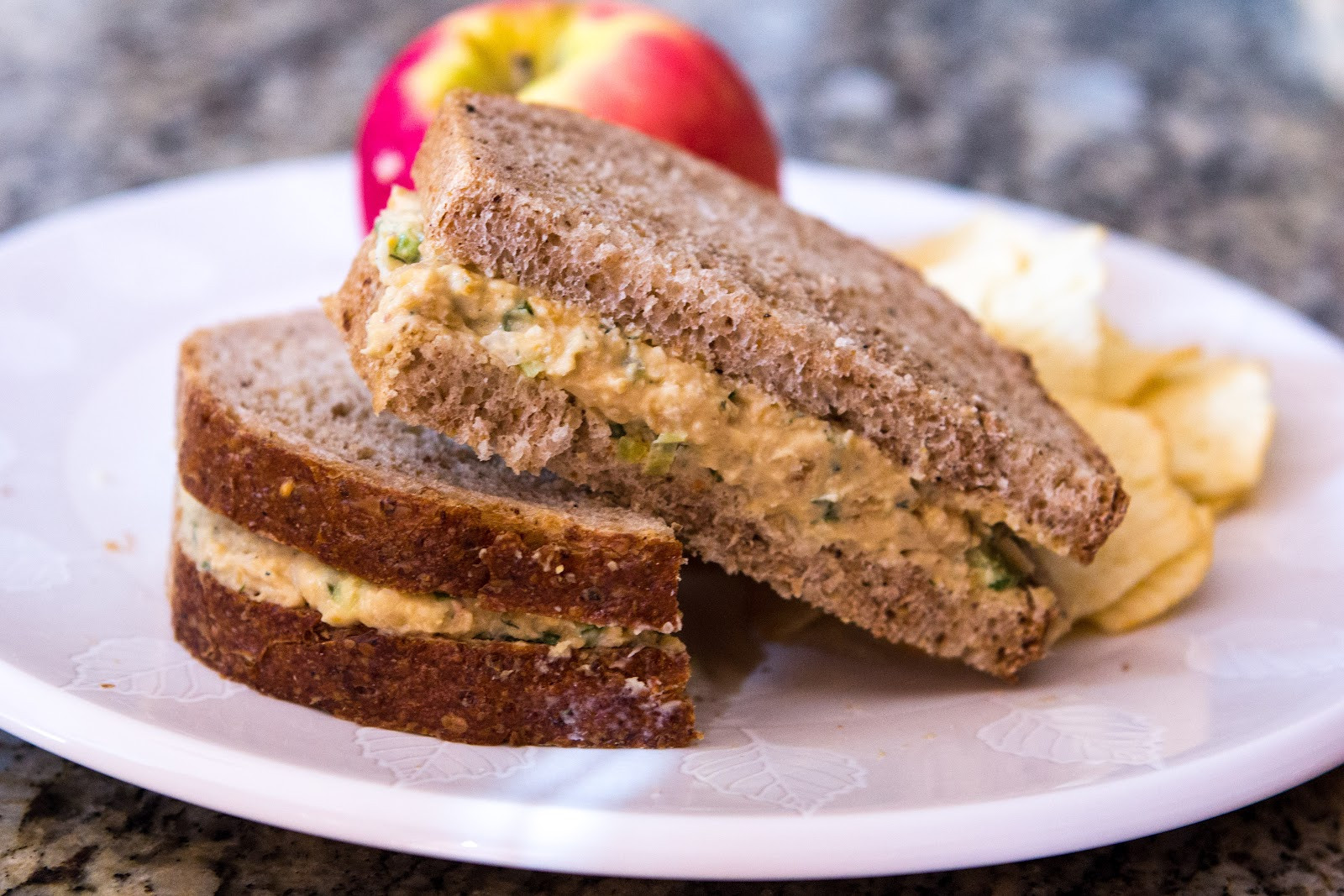 Vegan Sandwich Spread Recipes
 Haystacks & Champagne Healthy Protein Lunch Chickpea