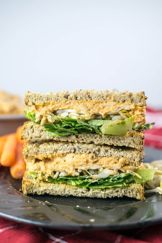 Vegan Sandwich Spread Recipes
 Vegan Pimento Cheese Spread Sandwiches