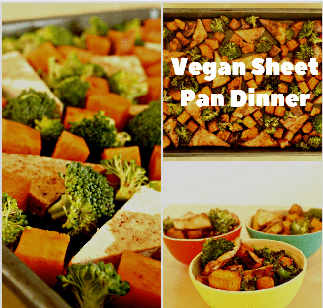 Vegan Sheet Pan Dinners
 Vegan Sheet Pan Dinner made with Tofu