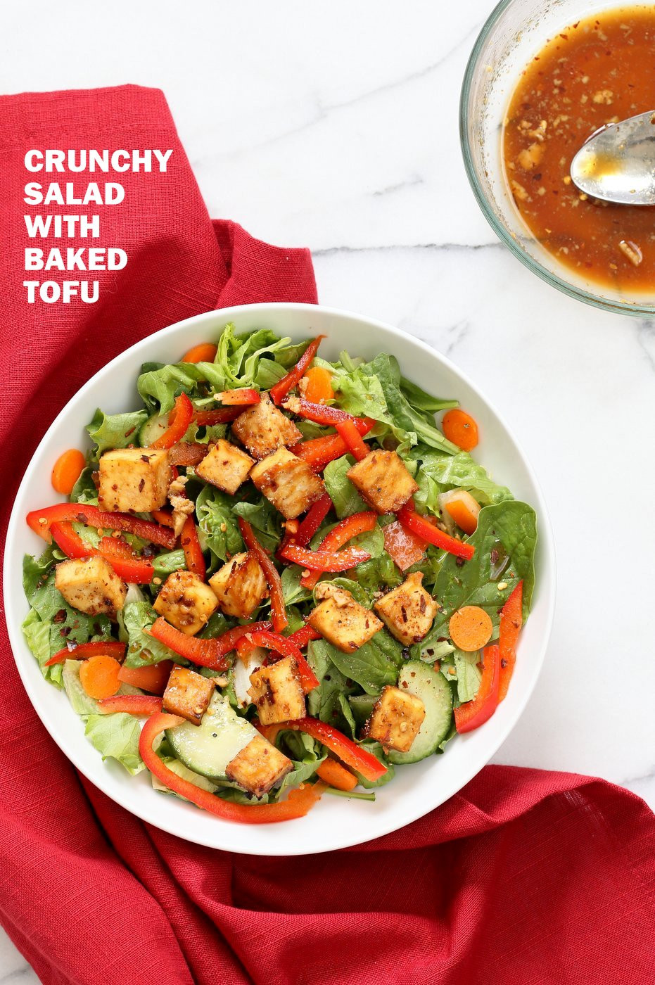 Vegan Soybean Recipes
 Crunchy Vegan Asian Salad With Baked Tofu & Garlic Soy