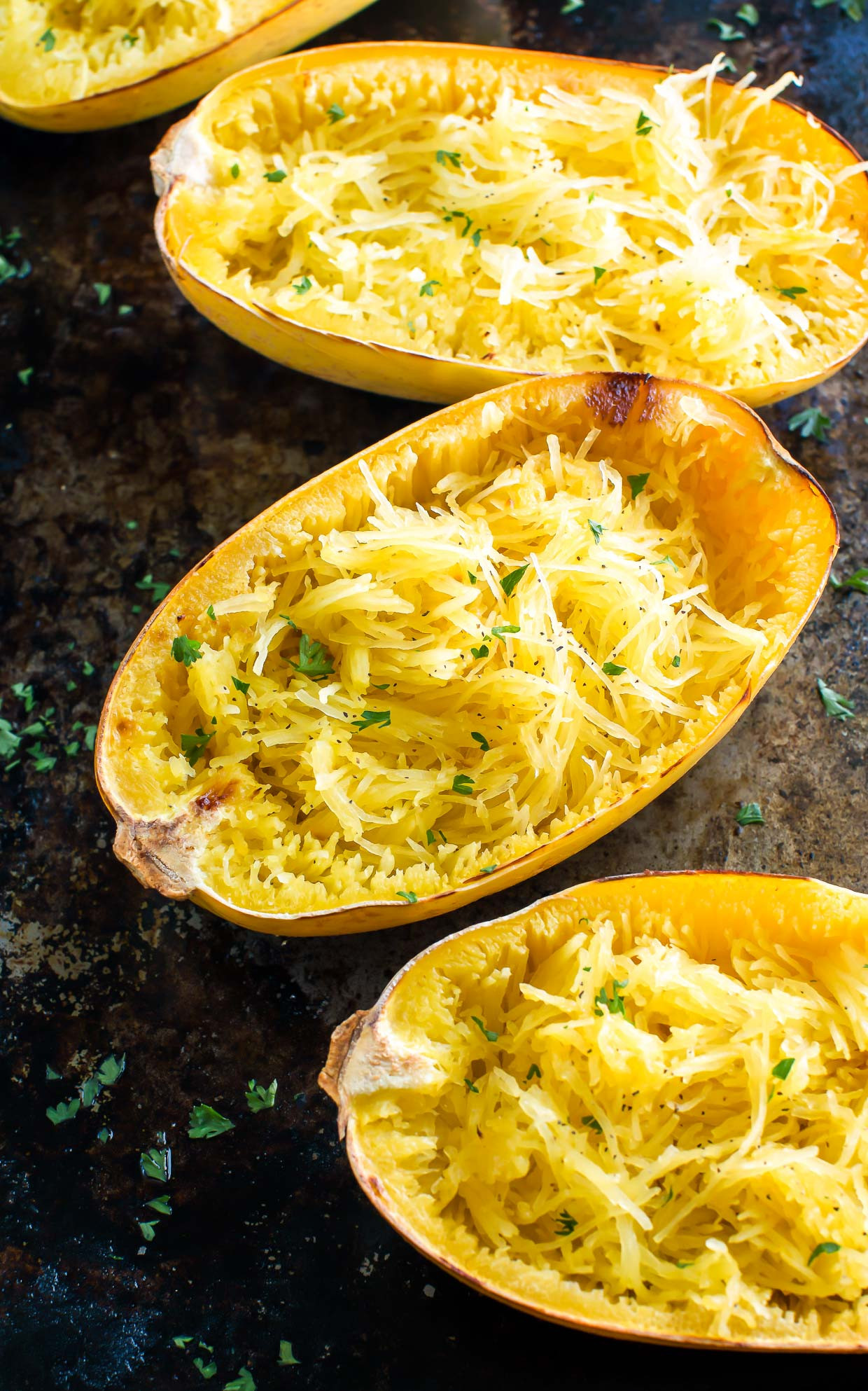 Vegan Spaghetti Squash Recipes
 Cheesy Ve arian Spaghetti Squash Casserole Recipe Peas